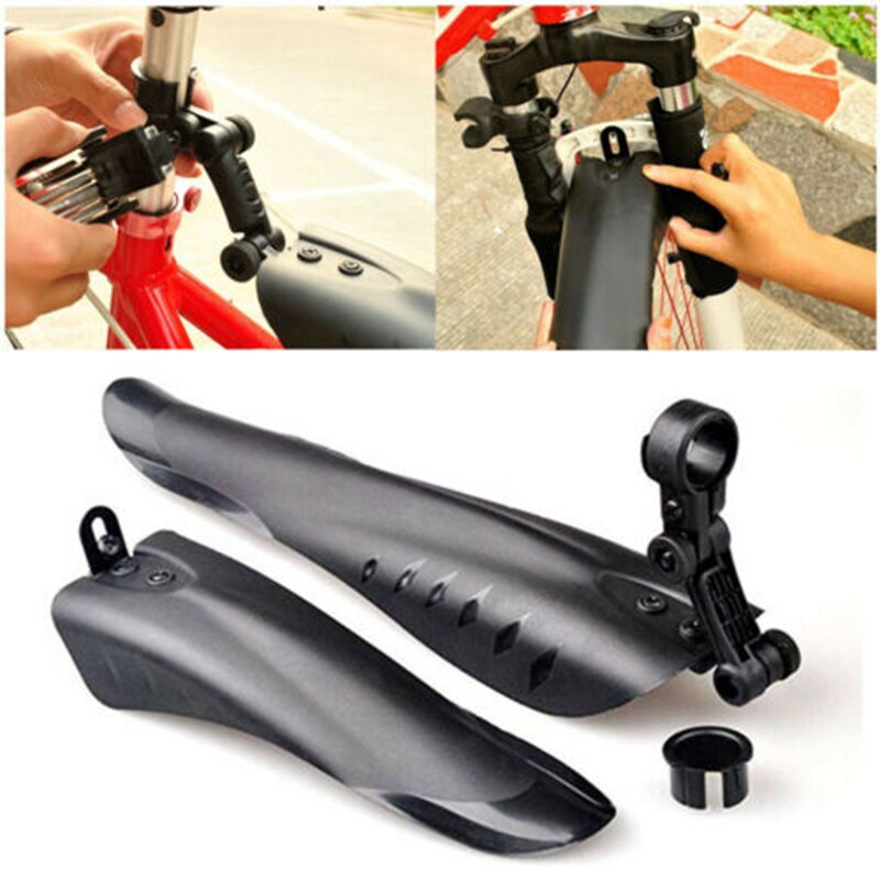 2 pçs andorinha cauda mtb peças de bicicleta paralama asas pára-choques dianteiro traseiro YS-BUY