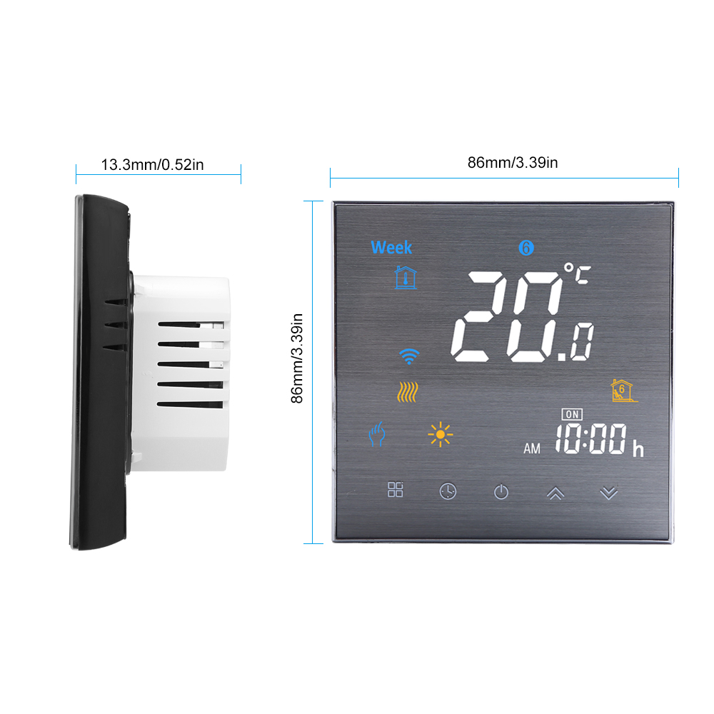 Smart termostat wifi for vannvarme gulv gasskjele termostat temperaturkontroller stemmestyring med google home