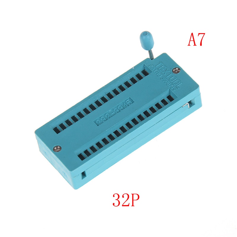 1pc 14/16/18/20/24/28/32/40 Pin IC Test Universal ZIF Socket Universal IC Test Universal ZIF Socket