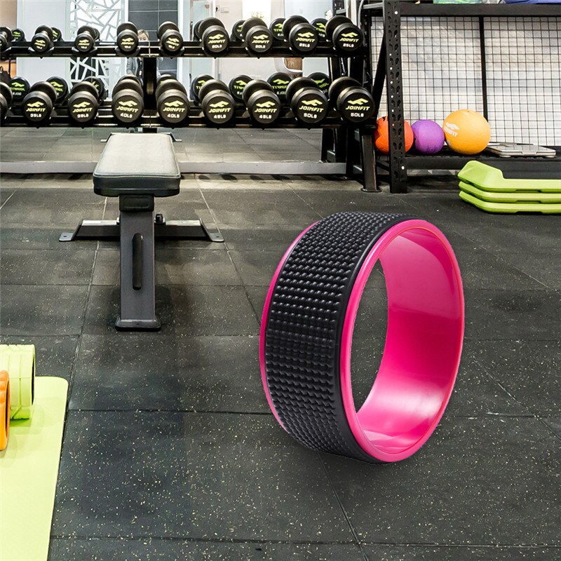33*13cm yoga sirkler yoga hjul for stretching øke fitness fleksibilitet positur trening hjul