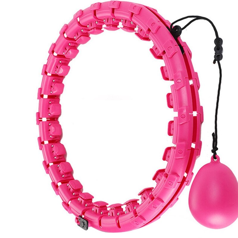 24 seção ligent esportes anel ajustável aros família fitness: Rosa