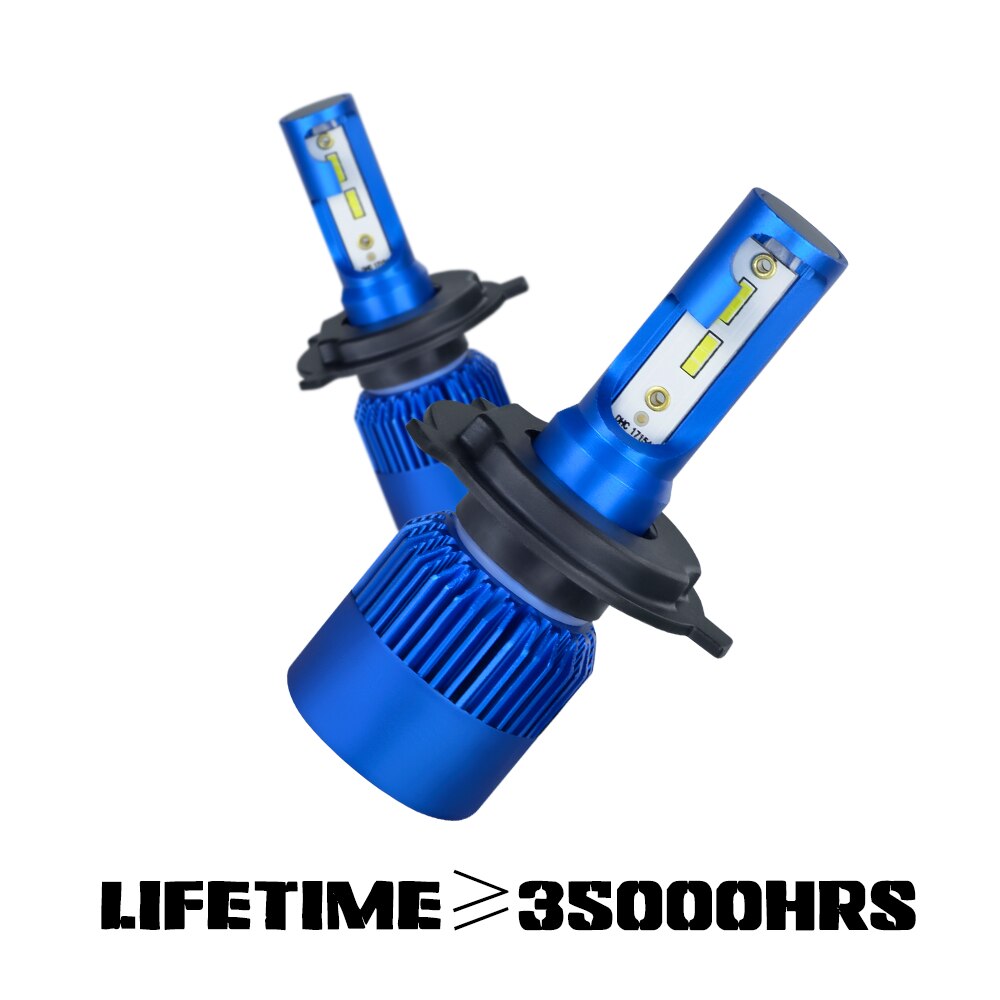2 stks LED H4 HS1 Motor Koplamp Lamp 6500 k 10000Lm Super Heldere CSP Chip LED Phare Moto Licht Voor scooter Motorfiets