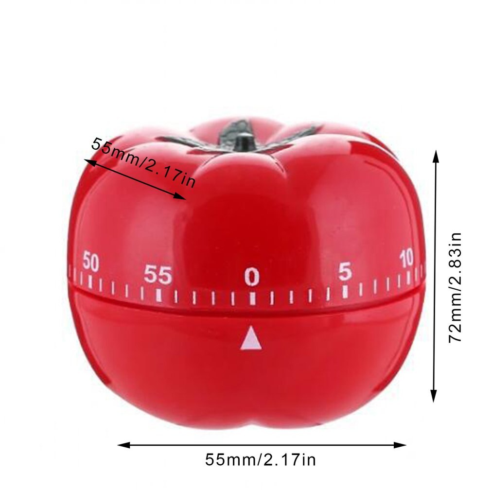 Tomato Timer Electronic Kitchen Timer Reminder Pomodoro Mechanical Countdown Alarm Kitchen Cooking Tool Game Timer Timer Clock