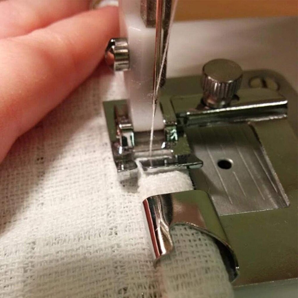 1PC Rolled Hem Pressure Foot Sewing Machine For Singer Brother Low Shank Adapter Home Sewing Machine Tool And Accessories