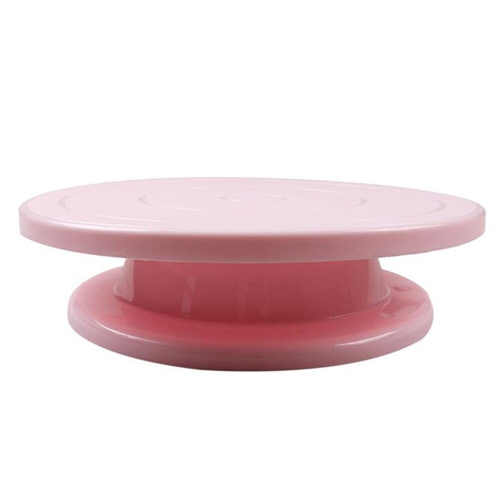 Round Cake Stand Anti Skid 10 Inch Parts Scraper Equipment Baking Tools Decorating Rotary Table Plastic Cake Turntable: A2