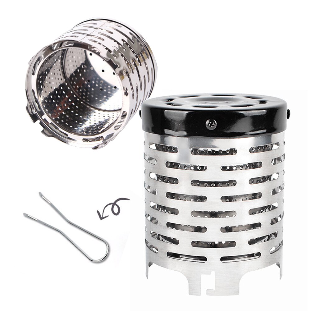 Mini Heater Outdoor Camping Draagbare Herfst En Winter Tent Heater Heater Kachel Kachel Rvs Verwarming Cover