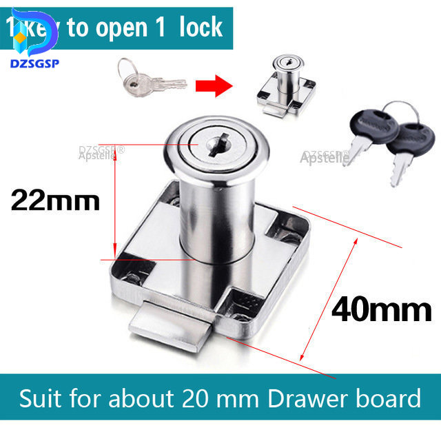 Lade Meubelslot Dezelfde Sleutel Garderobe Kastdeur Locker Bureau Brief Brievenbus Cam Sloten Hardware