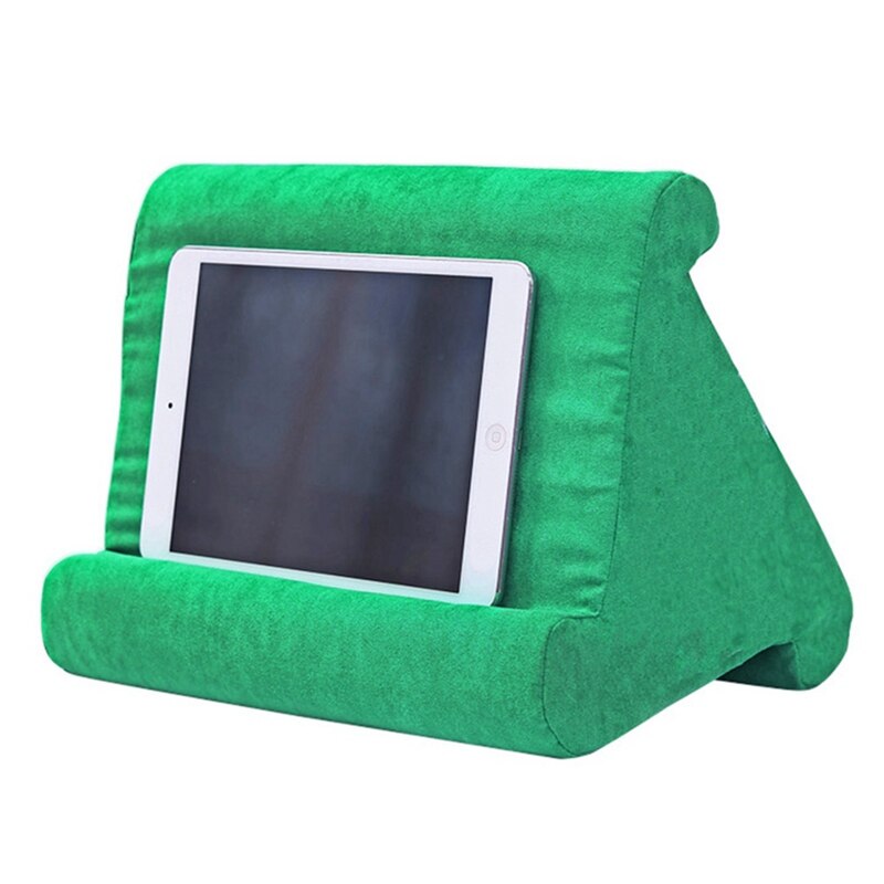 Bærbar computer holder tre-vinkel tablet læsepude stativ pude hvile støtte til ipad magasin vinkel justerbar tablet holder: Gg