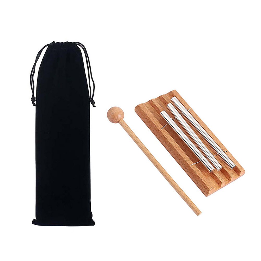 Musical Classroom Percussion Instrument Knocking With Mallet Wooden Energies Healing Meditation Chime Bell Portable Mindfulness