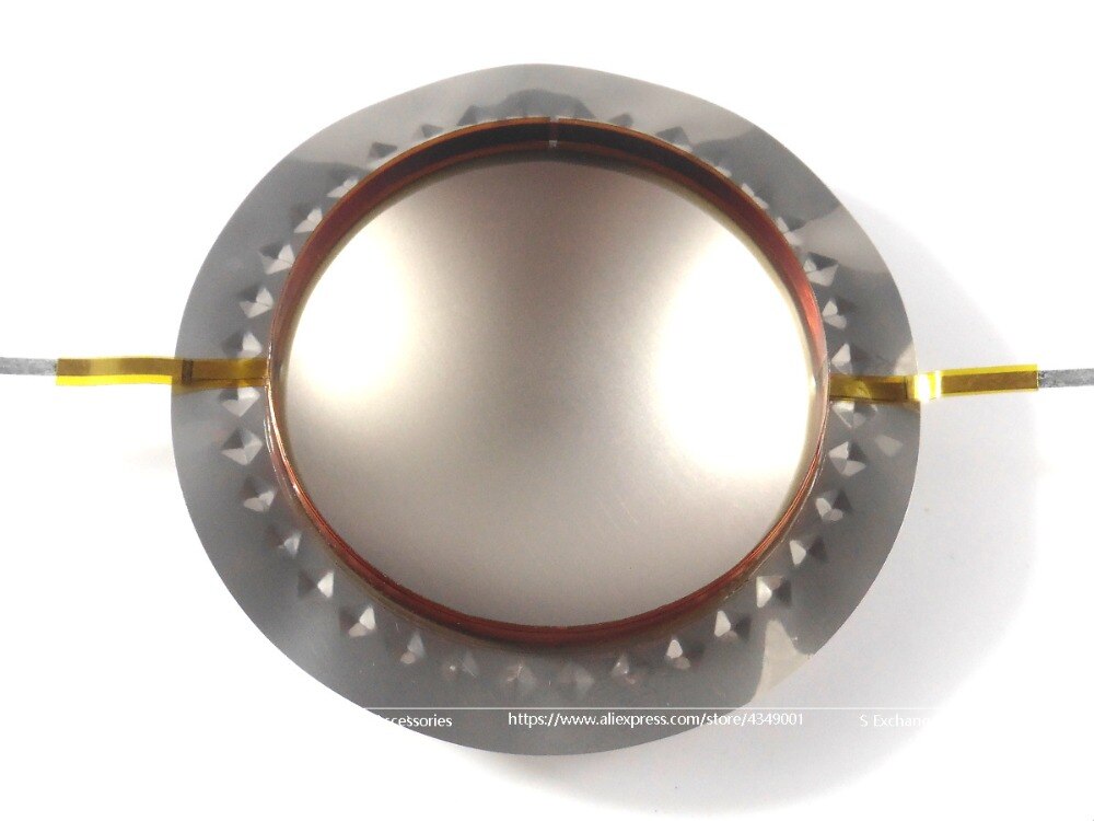 1 par, 44,4mm (44,5mm), Tweeters, Bobina de voz, membrana Hore de diafragma, película de titanio 44 (44,5), altavoz de agudos Accesorios de reparación, 2 uds