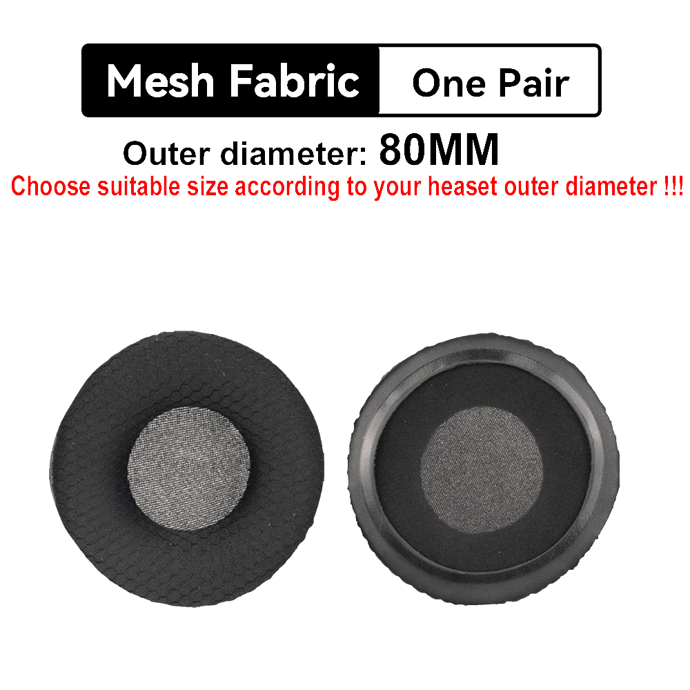 Universal Earpads 90mm Universal 100mm 85mm For Headphone Mesh Earpads 100mm Audio Technica 70mm Earpads: Dark Grey