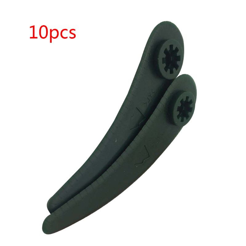 10 stk plastudskiftning græstrimmer trimmer knive plæneklipper kniv til bosch art 26-18 23-18 li havetilbehør: C