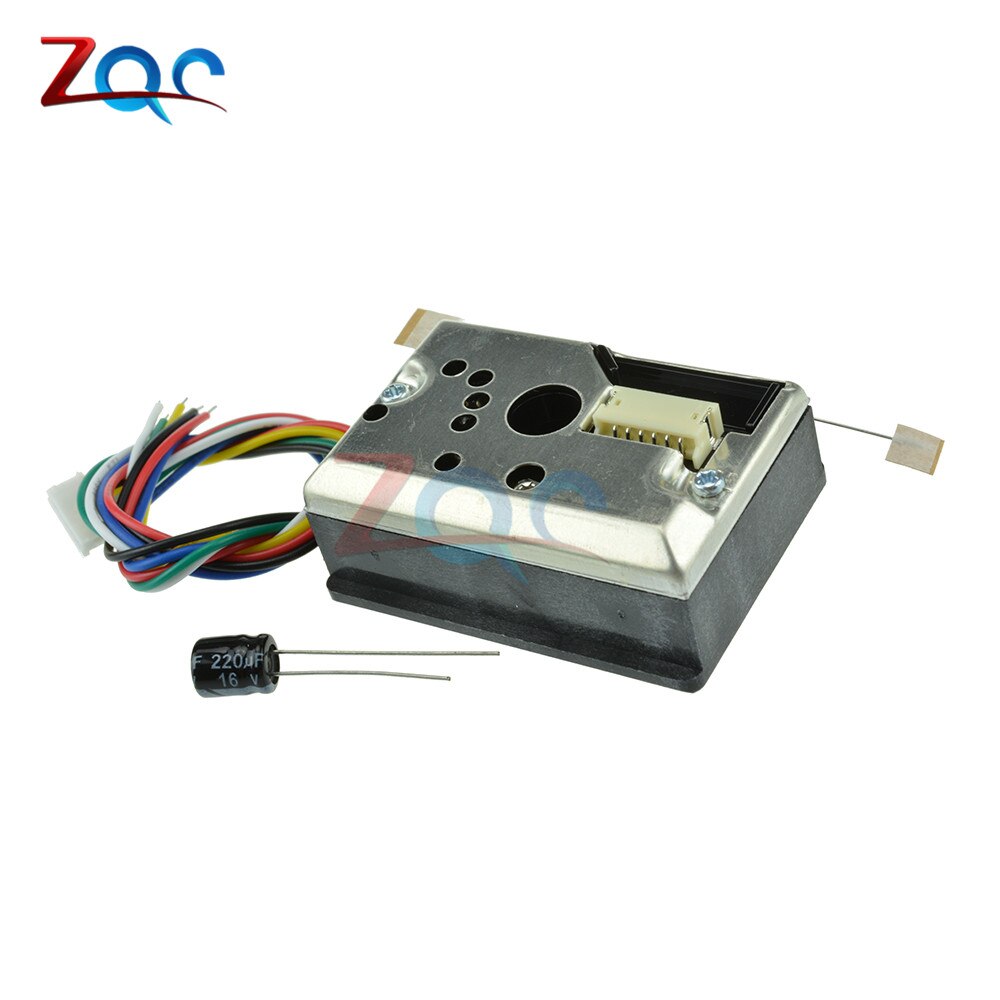 GP2Y1014AU0F Compact Optical Dust Sensor Compatible GP2Y1010AU0F GP2Y1010AUOF Smoke Particle Sensor With Cable