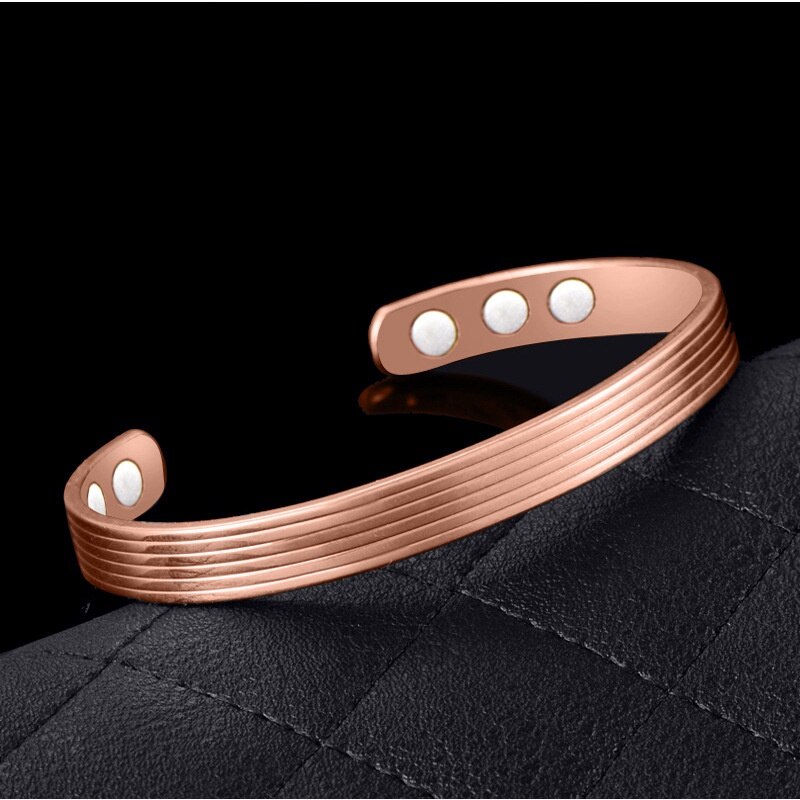 Jewelry Health Care Anti Arthritis Rheumatism Pain Relief Bio Magnetic Copper Bracelets Bangles For Women