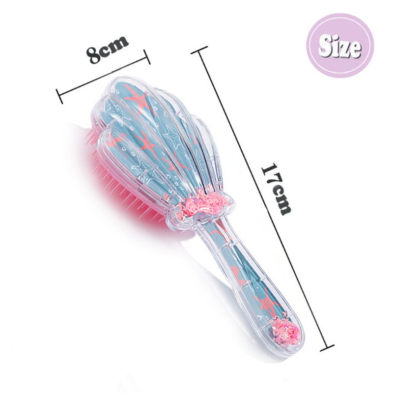 Ontklittende Kam Beauty Shiny Shell Kam Hair Care Styling Tool Anti-Statische Borstel Vrouw Kapper Accessoires