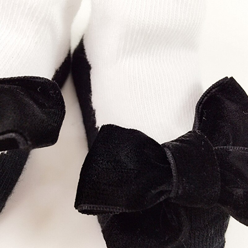 Bear Leader Baby Girl Patchwork Socks Toddler Cute Autumn Winter Socks Kids Bowknot Baby Clothing Infant Accessories