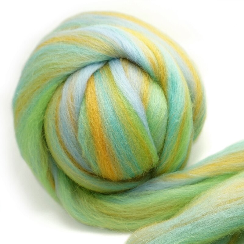 Extra Fijne kleur mengsel Merino Wol roving fiber blended wol 50G Perfect in Nat en naaldvilten y03