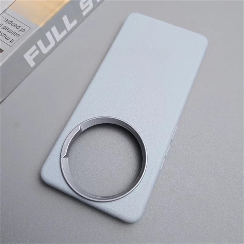 Case for Infinix Zero 40 5G Luxury PU Silicone Phone Back Cover Soft Protect Shell Shockproof Bumper for Infinix Zero40 Fundas: ABS / Gris