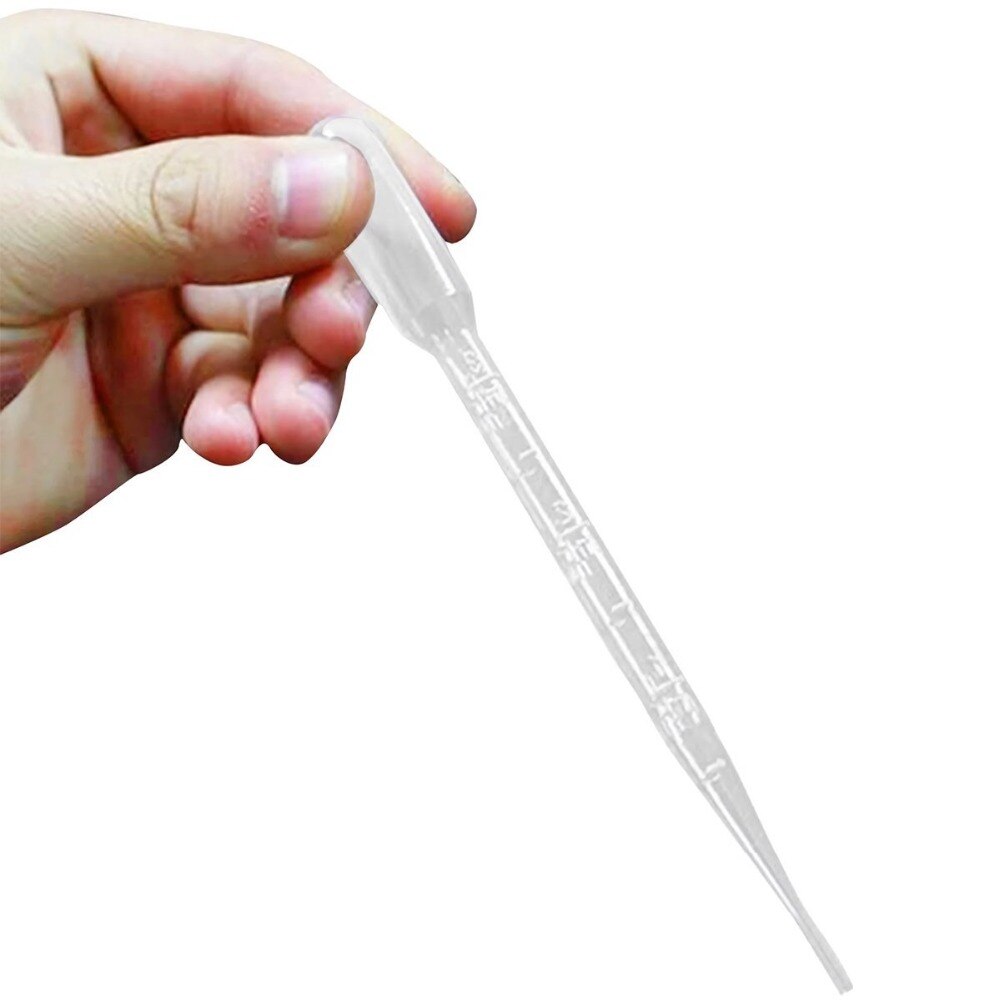 Disposable Transfer Pipette Plastic Dropping Pipettes Essential Oil Pasteur Pipettes with Scale 3ml