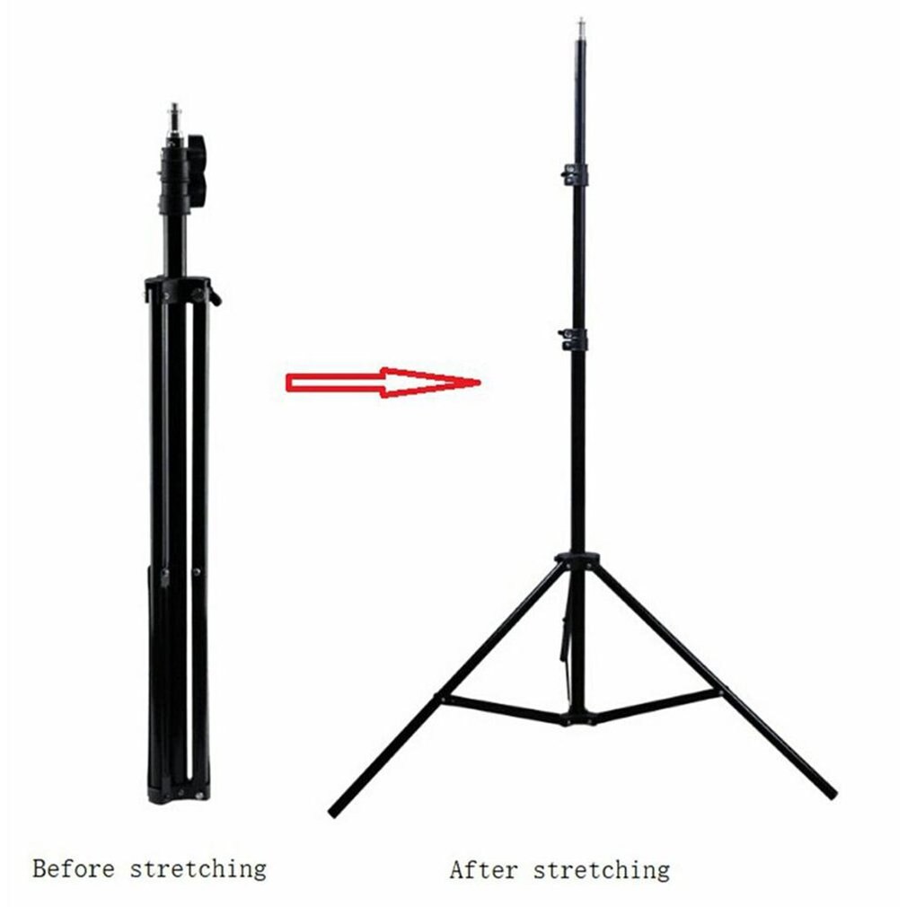 Digital Infrared Thermometer Tripod Bracket Shopping Mall School Forehead Non-contact Thermometer Stand Telescopic Tripod: Default Title