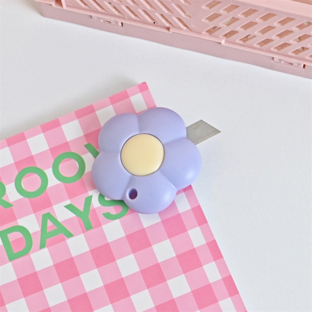 2022 Portable Cute Mini Utility Knife Diy Art Cutter Knifes Paper Cutting Art Knife Student School Office School Supplies: Purple