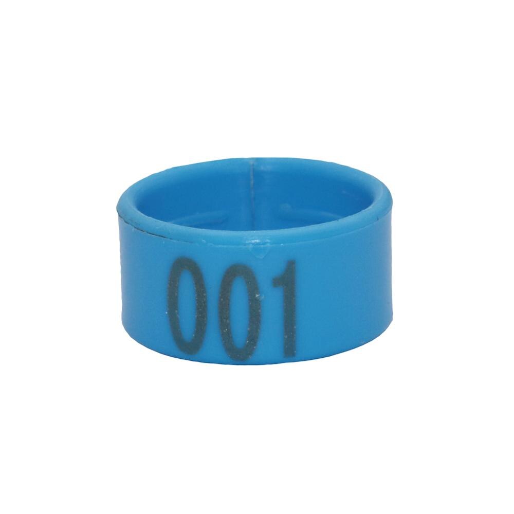 16mm/18mm/20mm Huhn Fuß Ring Kunststoff Nein.1-100 Digitale Identifizierung Fuß Ring Huhn Koop Fütterung liefert 100 Stck: Blau / innere Durchmesser 1.6cm