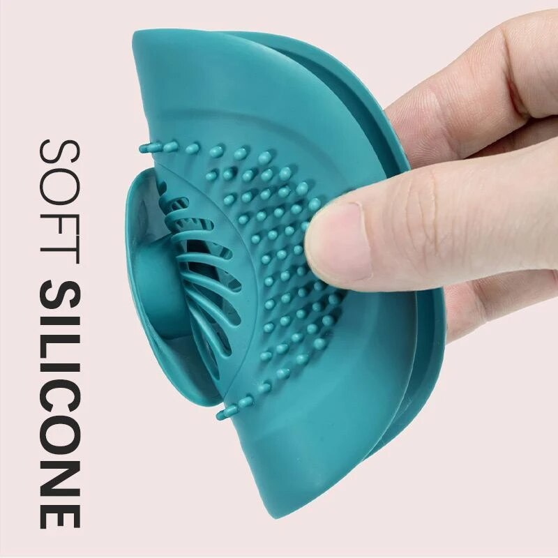 Bathroom Drain Cover Silicone Sink Filter Plug Hair Catcher Bath Stopper Plug Sink Shower Filter Kitchen Accessory