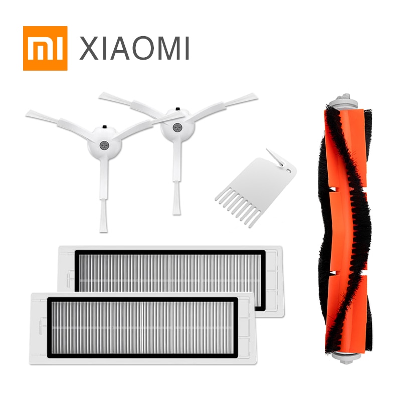 Originele verpakking Deel Pack voor Xiaomi Robot Stofzuiger 2 roborock Onderdelen Kits Zijborstels HEPA Filter Roller borstel