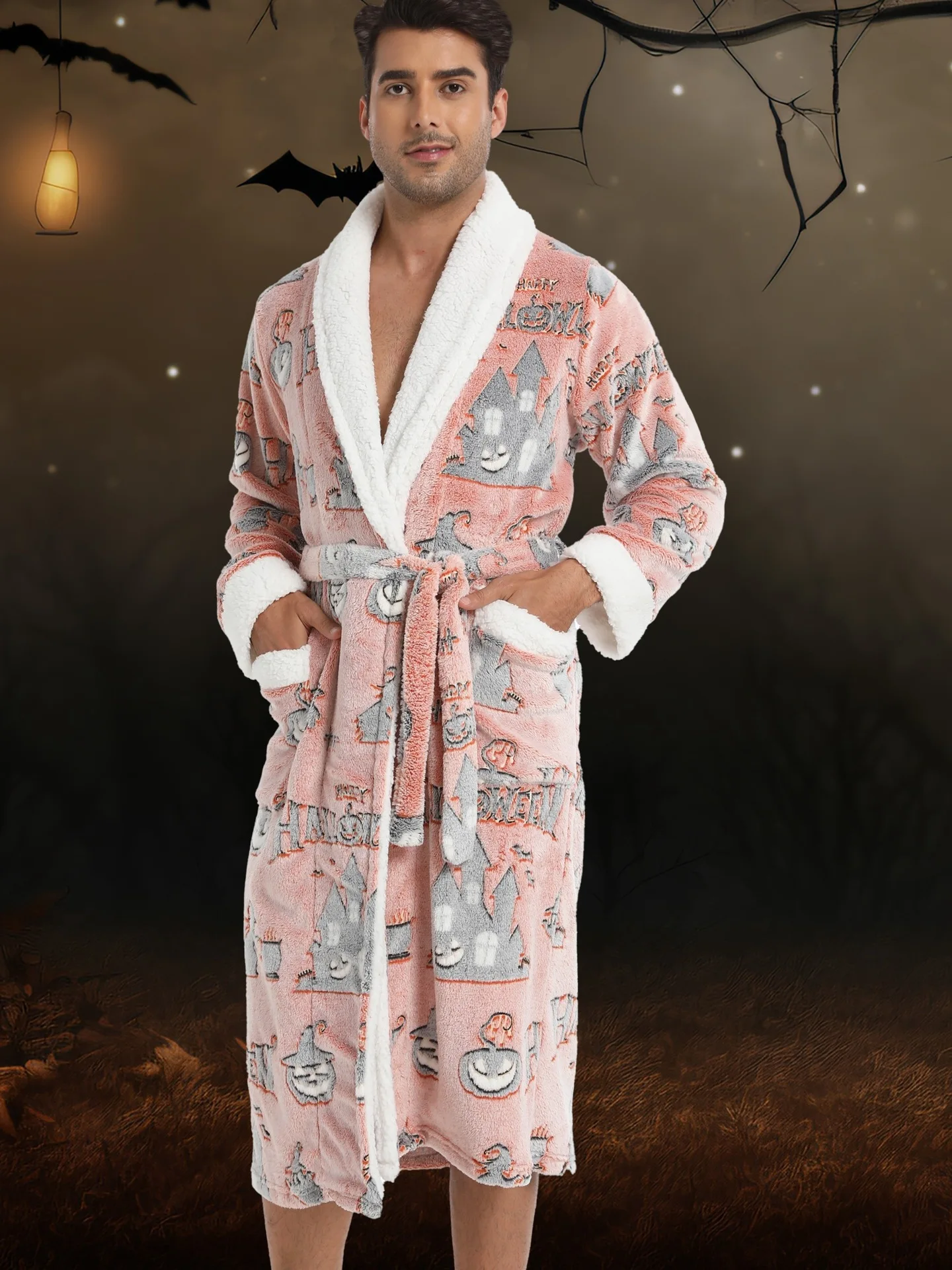 Warme Herbst Winter Flanell Männer Bademantel Dicke Lange Nacht Nachtwäsche Samt Kimono Kleid männer Kleidung Homewear Morgenmantel