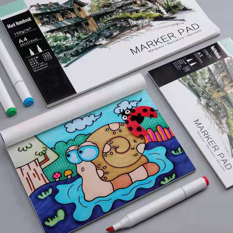 30 Sheets 1 Pieces A4/A5 Paper Sketch Book Student Art Painting Sketch Watercolor Book Graffiti Sketchbook Art Supplies