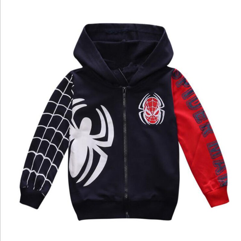Neue Baby kinder kleidung Sport Anzug für spinne cartoon jungen mantel frühling und herbst kinder mit kapuze pullover lange hülse