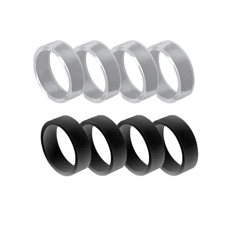 Anti-scratch Protection Ring Invisible Elastic Rubber Joystick Protectors for Steam Deck/PS5/PS4/Rog Ally Controller Accessories: Light purple