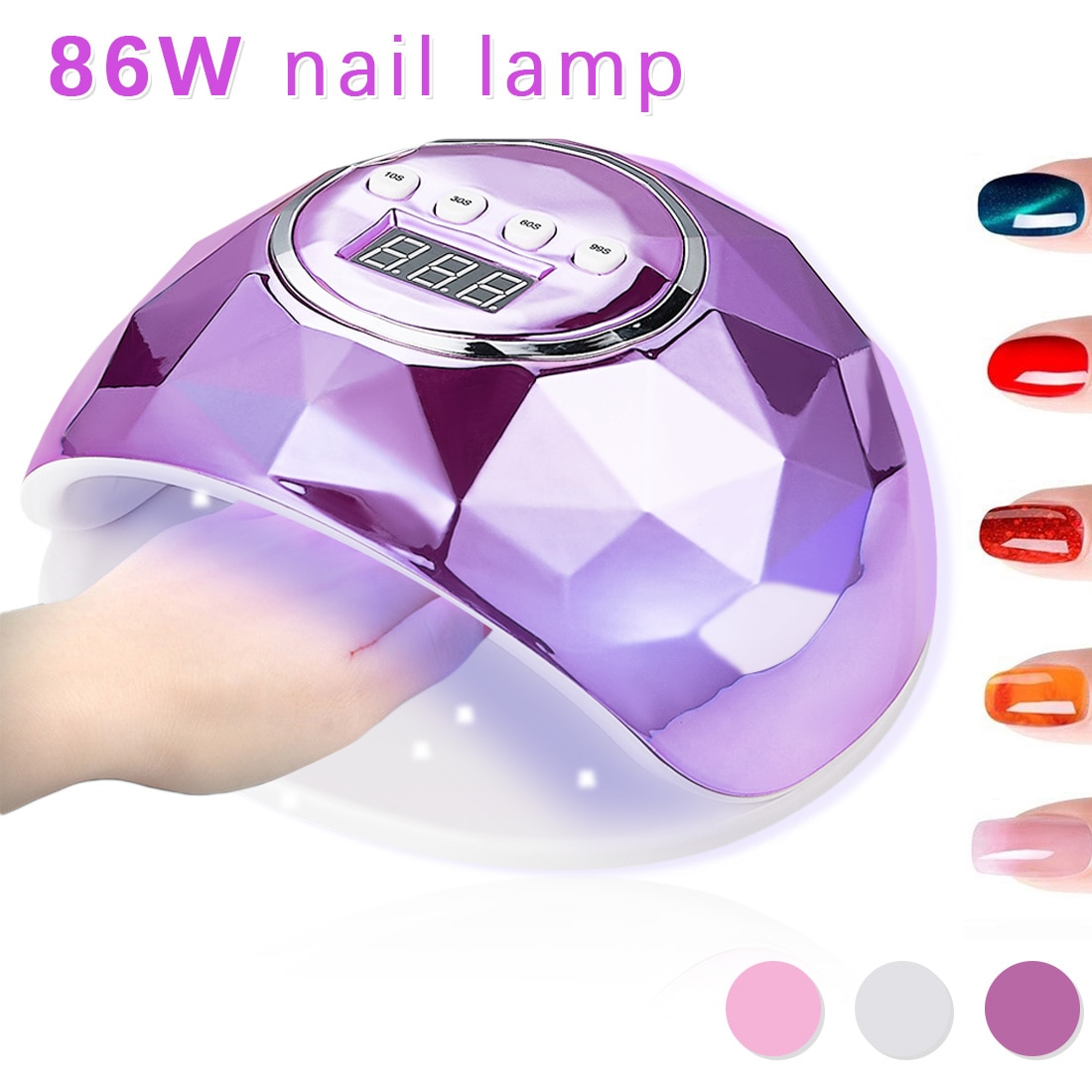 LED UV Nail Lamp for Nail Gel Polish Led Nail Light 39 LEDs UV Lamp 86W Nail Manicure