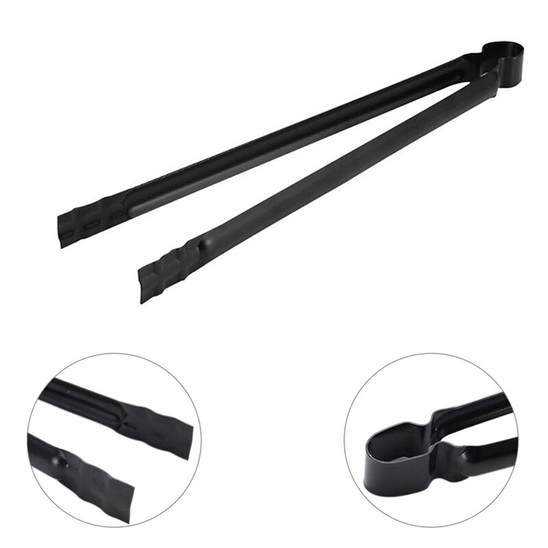 BBQ Charcoal Tongs Cooking Carbon Oven Clip Barbecue Accessories