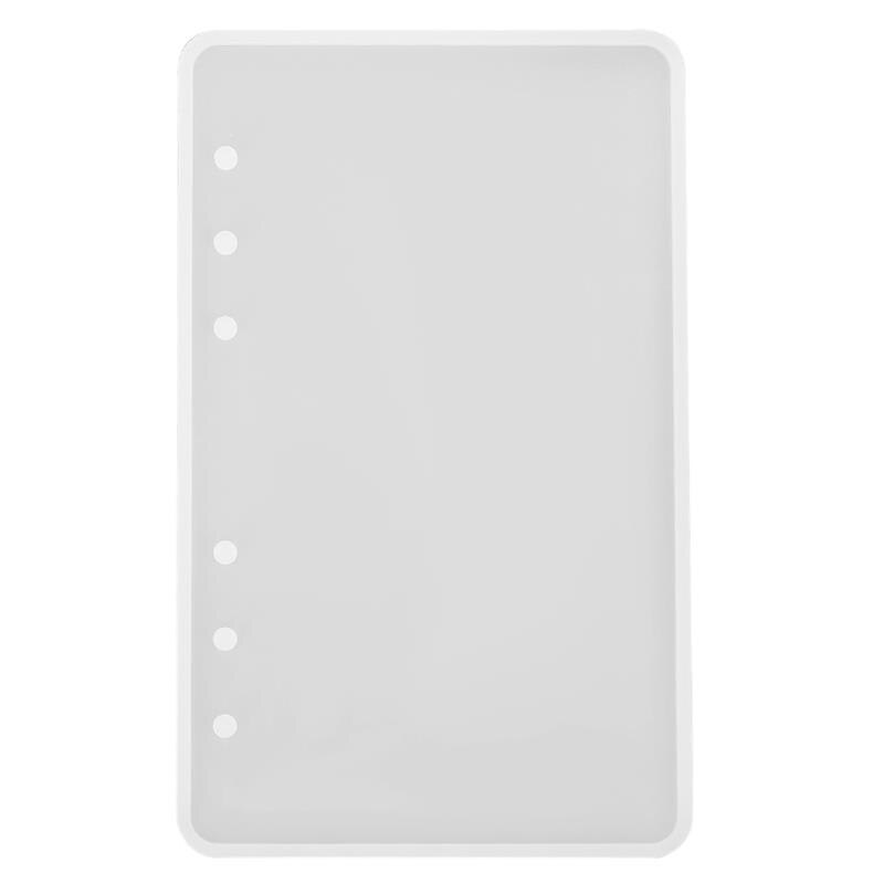 1PC A5 A6 A7 zeszyt DIY rzemieślnicze silikonowe formy Expoxy narzędzia formy żywiczne dla ręcznie robiona biżuteria książka rzemiosło żywiczne formy: A6