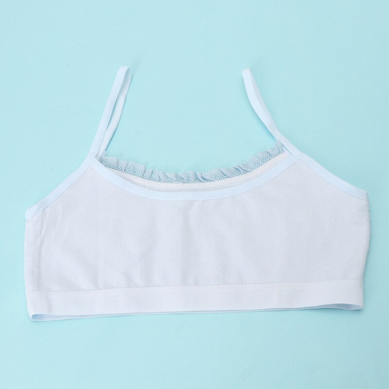 Meisjesondergoed kanten bh's katoenen hemdjes sportbeha top voor tieners trainingsbeha lichtgewicht zacht aanvoelend verkrijgbaar in 5 kleuren