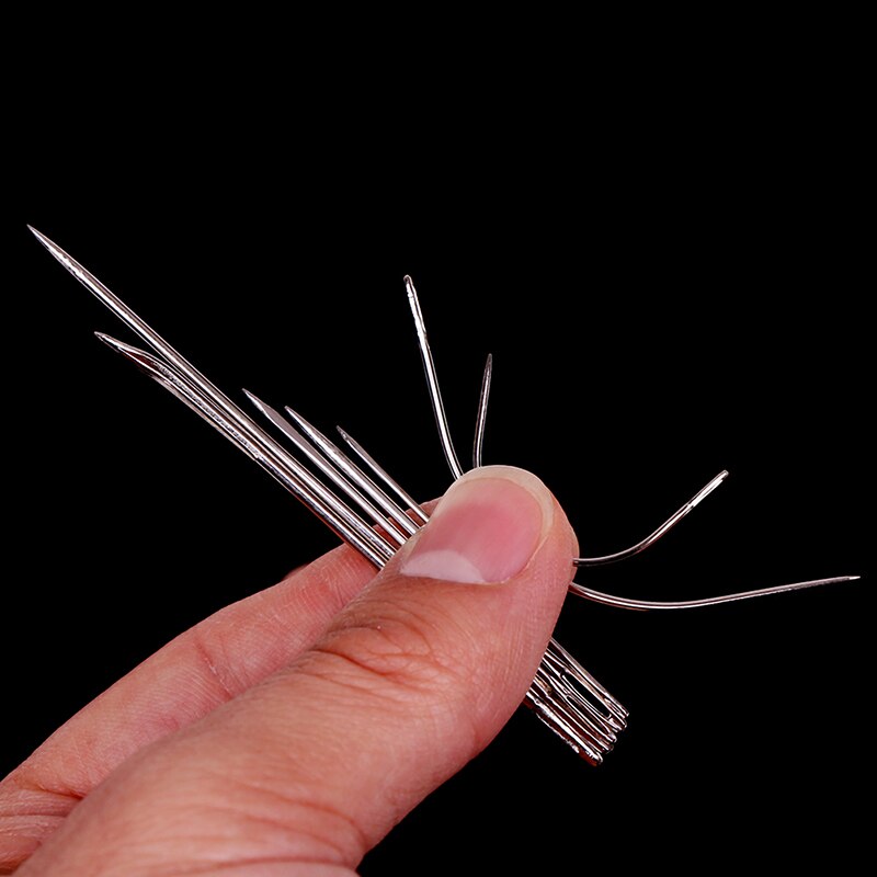 7 Pcs/set Sewing Needles Hand Repair Tool Small Curved Mattress Needle Sewing Needles Set Sail Carpet Leather Curved Canvas