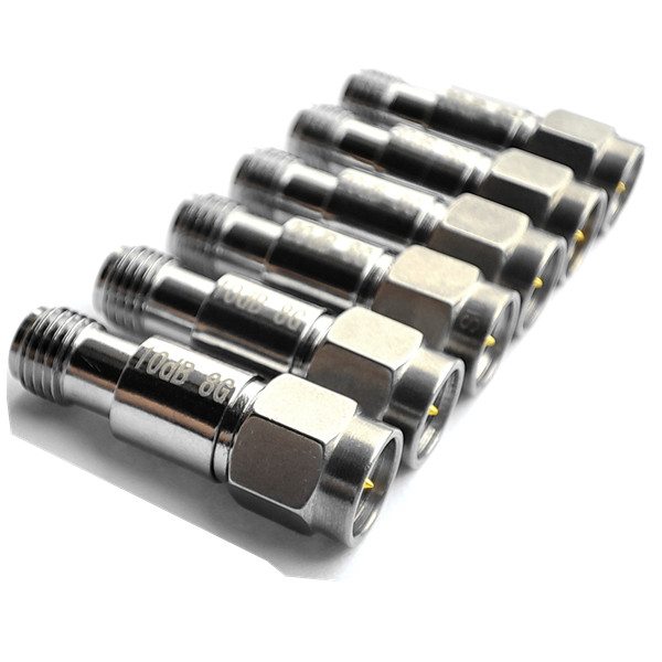 2W SMA-Dämpfungsglied 6dB 10dB 15dB 20dB 30dB 40dB 50dB 60dB 1dB 2dB 3dB 5dB DC-8GHz HF-Koaxial-Festdämpfungsglied mit hoher Frequenz