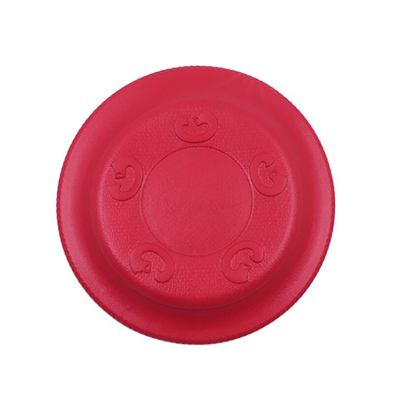 Cão voando discos de proteção ambiental sílica gel macio pet discos de vôo brinquedos para cães pires grande ou pequeno cão brinquedos para animais de estimação suprimentos: M / red