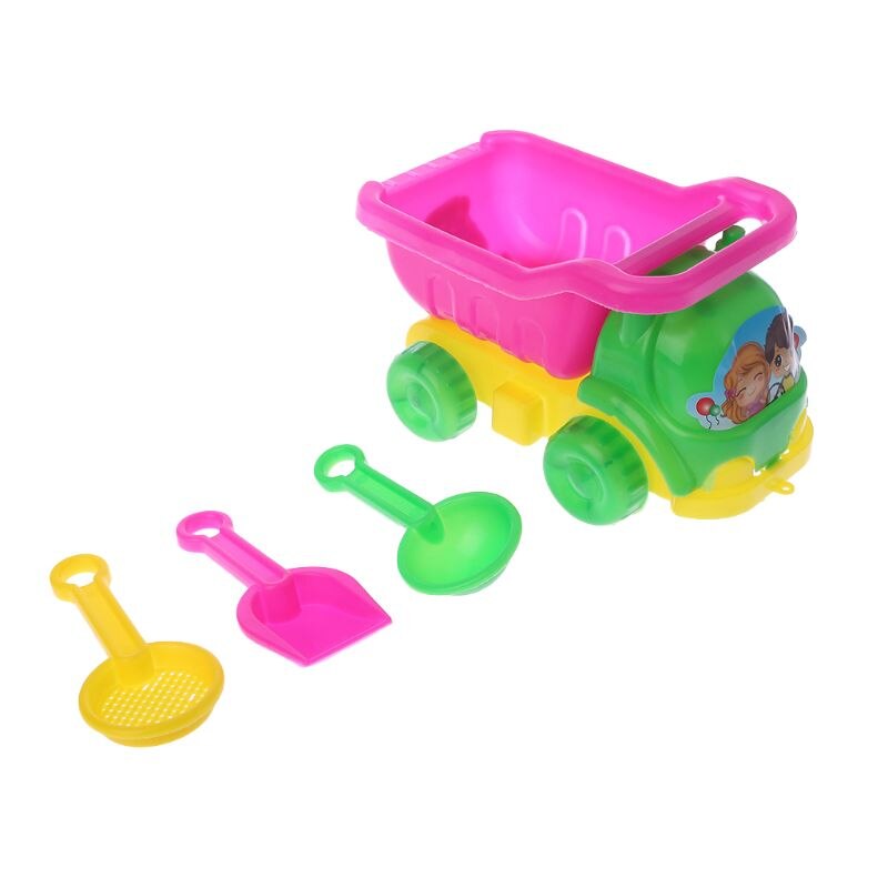 4 teile/satz Mini Sand Strand Spiel Auto Rechen Spielzeug Baggerarbeiten Werkzeug Für freundlicher Jungen Mädchen Ich bin Freien: Ursprünglich Titel