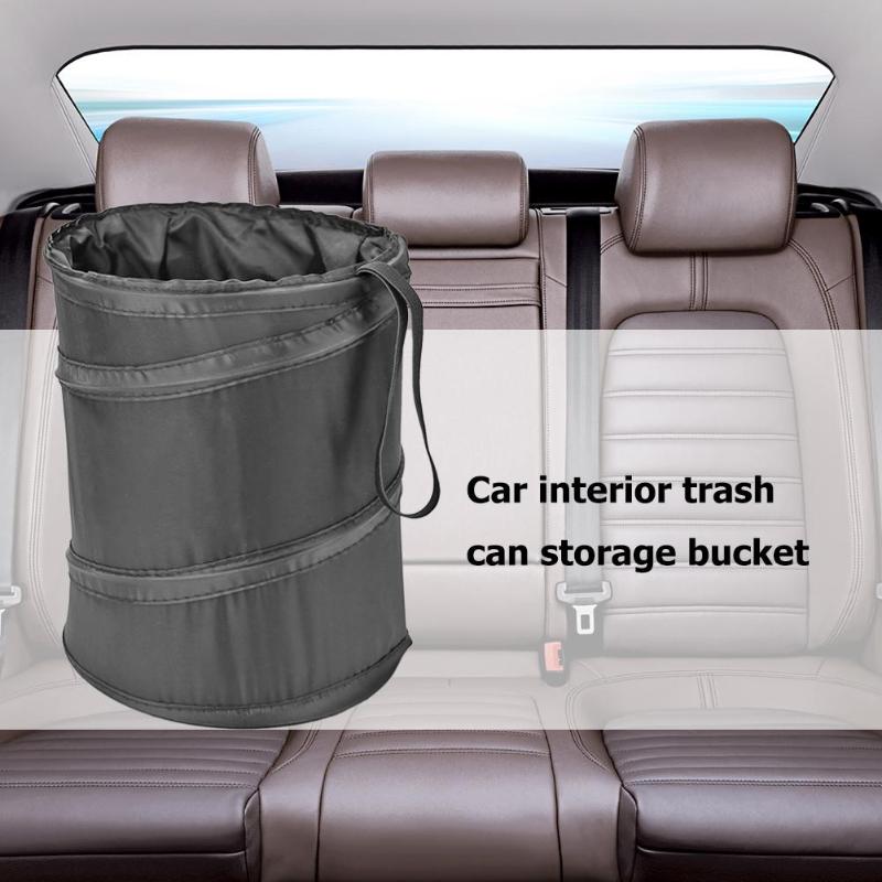 Poubelle De Voiture Avec Couvercle, Poubelle De Voiture Avec Couvercle Poubelle De Voiture Etanche Poubelle De Vehicule 91805720