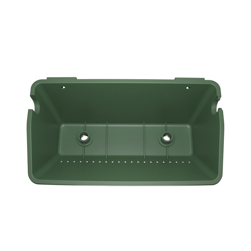 Garden Outdoor Plant Wall Flower Pot Container Wall Hanging Vertical Green wall-mounted Plastic Planting Box Home Decoration