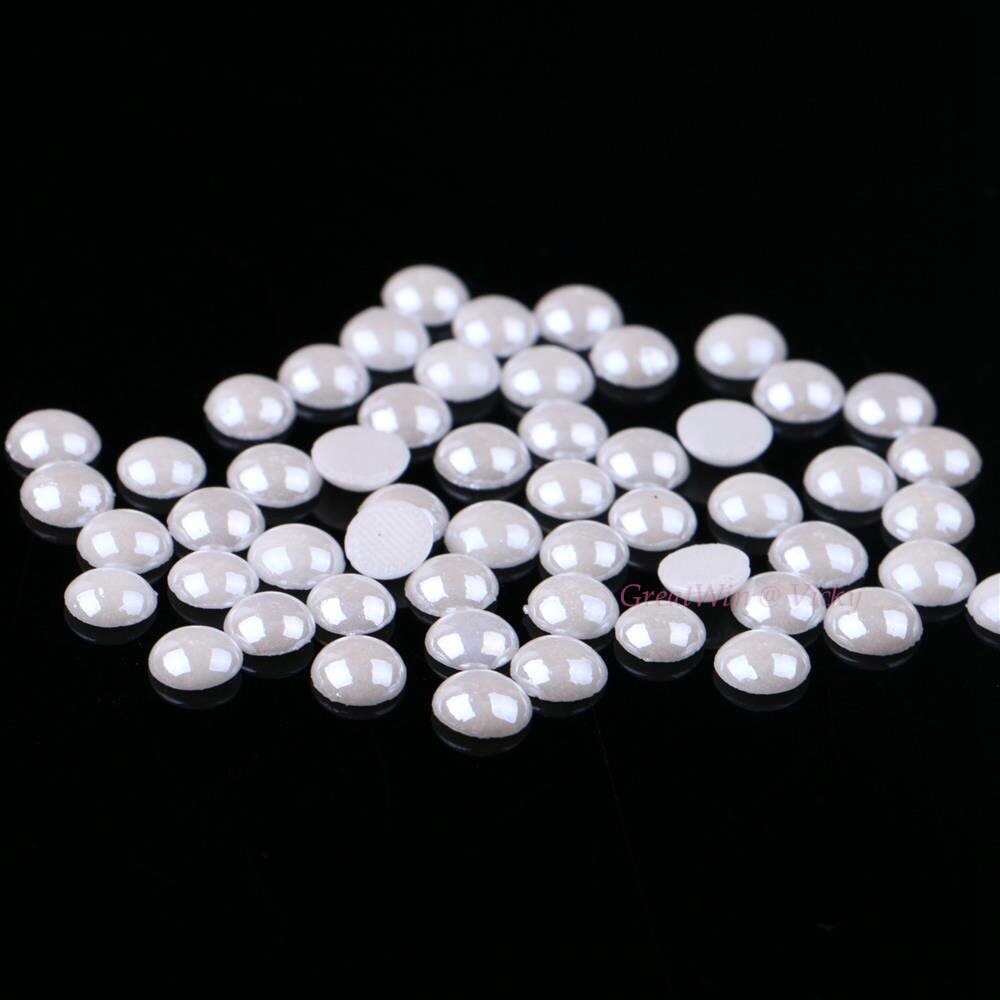 Ceramic Hotfix Rhinestone 2mm to 10mm White Color ... – Grandado