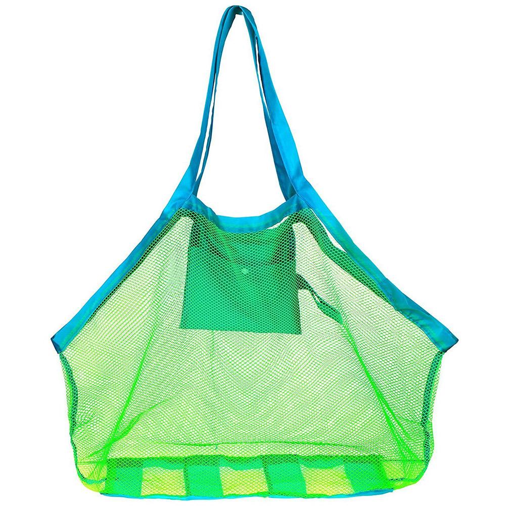 Kids Strandtas Mesh Blijf Weg Van Zand Duurzaam Indoor Outdoor Draagbare Hand Tas Zwemmen Sport Speelgoed Opslag Voor Kinderen