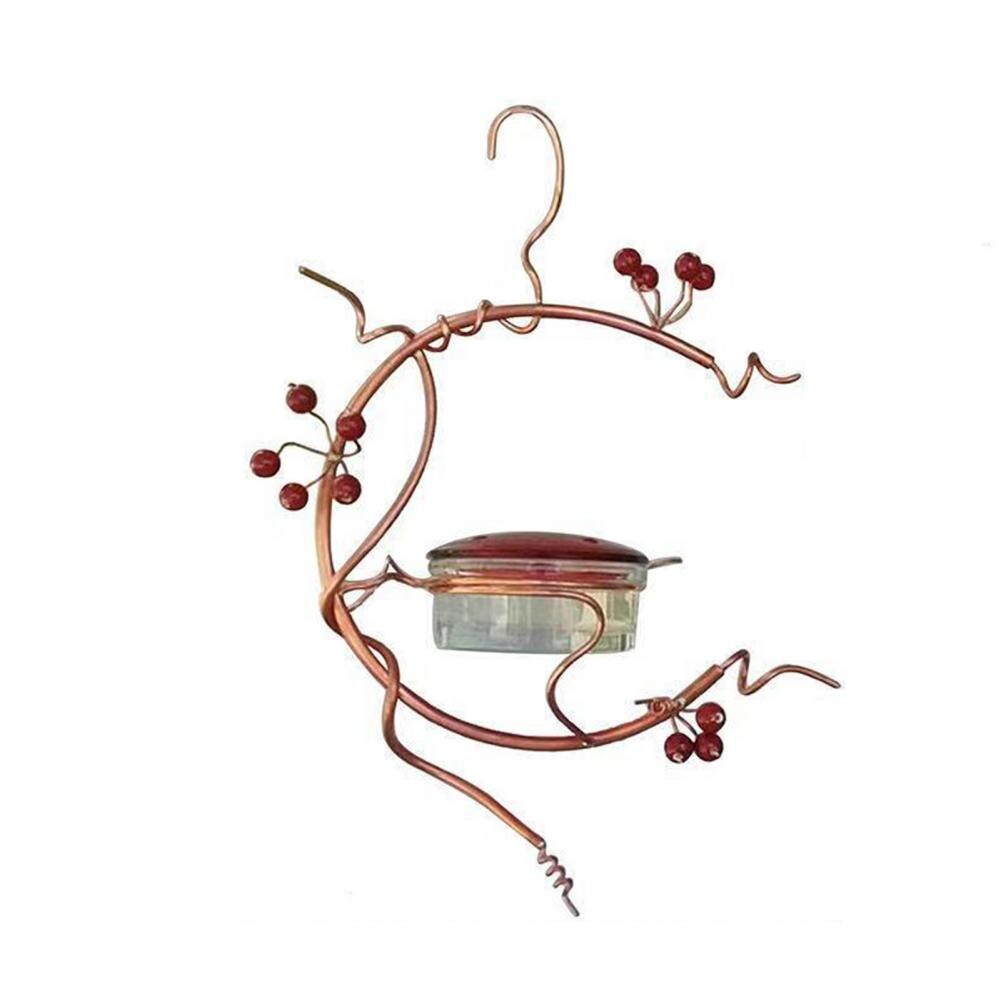 Durable Bird Feeder Red Hummingbird Feeder Attractive Easy to Clean Durable Sturdy Drinker