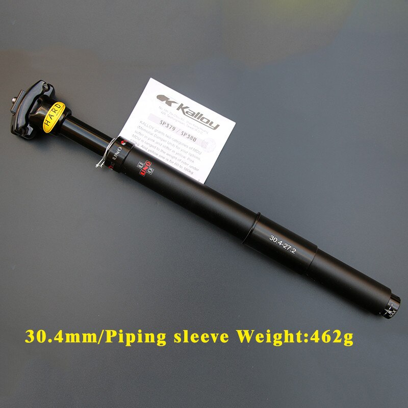 UNO Suspension bicycle seatpost 27.2/ 31.6 X350MM seat post aluminium bike shock absorption Damping seat tube: 30.4mm