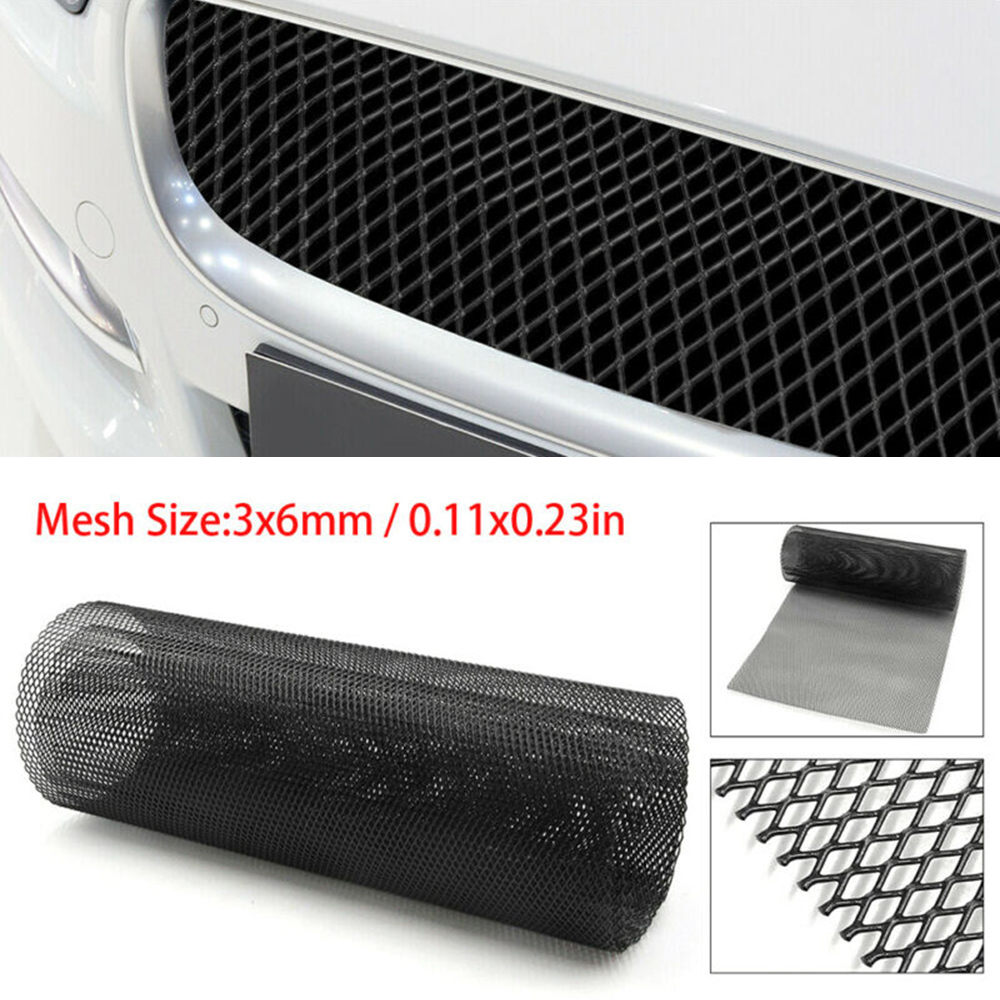 Universal Car Front Bumper Body Fender Hood Vent Rhombic Grille Mesh Sheet Metal Aluminum Alloy Car Accesories