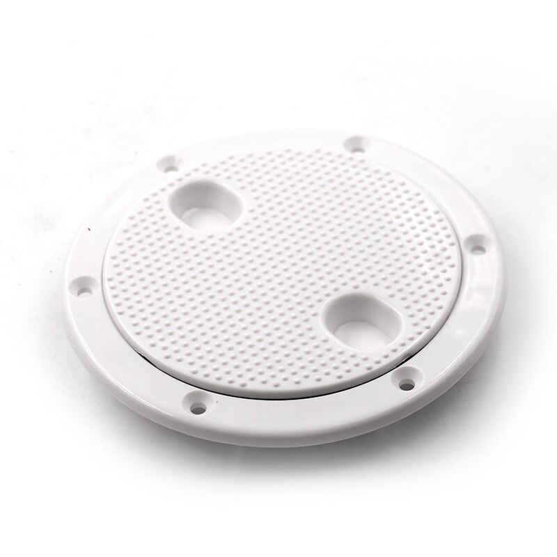 1 Piece ABS Inspection 4 Inch No Screw Round Anti-corrosive White Access Hatch Cover Deck Plate For Boat Yacht Marine Tight