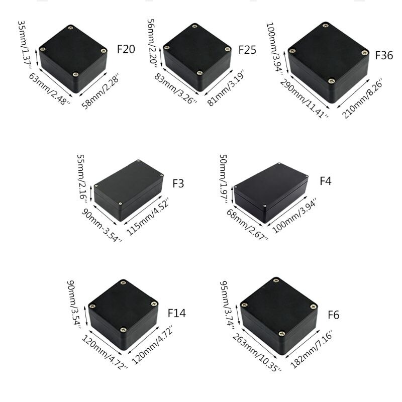 Outdoor DIY Monitoring Junction Box IP67 Waterproof Dustproof Enclosure Case