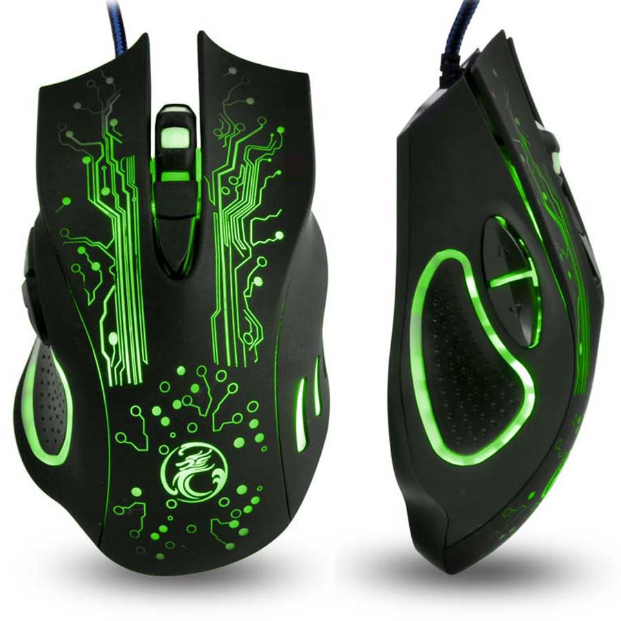 IMice X9 Gaming Muis 5000DPI LED Optical USB Wired Gamer Mouse Computer Muizen PC Laptop Professionele Ergonomische Game Mause